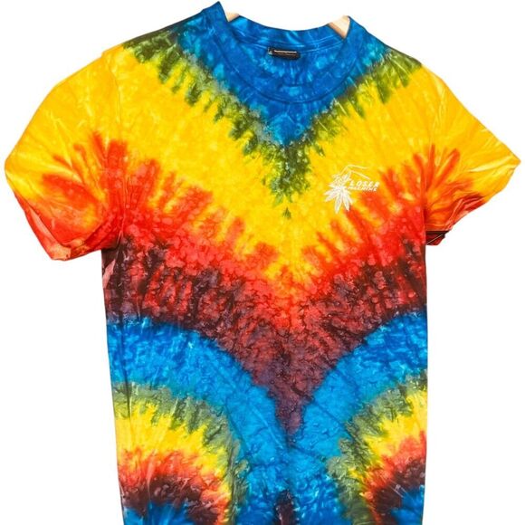 Loser Machine Tie Dye Woodstock Short Sleeve Graphic Tee Shirt - Picture 5 of 11